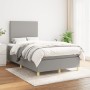 Box spring bed with light gray fabric mattress 120x190 cm by , Beds and slatted bases - Ref: Foro24-3269916, Price: 426,99 €,...