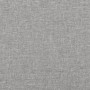 Cama box spring con colchón tela gris claro 120x190 cm