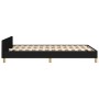 Estructura de cama con cabecero tela negro 120x190 cm de , Camas y somieres - Ref: Foro24-3270522, Precio: 172,69 €, Descuent...