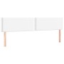 Bed frame with headboard white synthetic leather 120x190 cm by , Beds and slatted bases - Ref: Foro24-3270555, Price: 165,87 ...