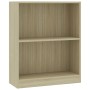 Estantería madera de ingeniería roble Sonoma 60x24x76 cm de vidaXL, Librerías y estanterías - Ref: Foro24-800858, Precio: 49,...