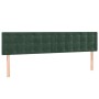 Dark green velvet bed frame with headboard 120x190 cm by , Beds and slatted bases - Ref: Foro24-3270605, Price: 170,99 €, Dis...