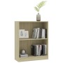 Estantería madera de ingeniería roble Sonoma 60x24x76 cm de vidaXL, Librerías y estanterías - Ref: Foro24-800858, Precio: 49,...