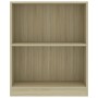 Sonoma oak engineered wood shelf 60x24x76 cm by vidaXL, Bookcases and shelves - Ref: Foro24-800858, Price: 49,99 €, Discount: %