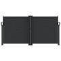 Toldo lateral retráctil negro 120x1000 cm de , Sombrillas - Ref: Foro24-4004699, Precio: 115,93 €, Descuento: %