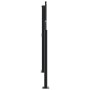 Black retractable side awning 120x1000 cm by , Umbrellas - Ref: Foro24-4004699, Price: 115,99 €, Discount: %