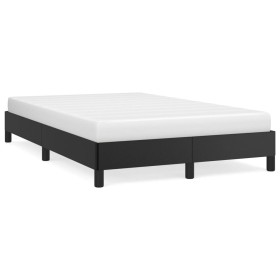 Estructura de cama cuero sintético negro 120x190 cm de , Camas y somieres - Ref: Foro24-379496, Precio: 94,85 €, Descuento: %