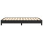 Black synthetic leather bed frame 120x190 cm by , Beds and slatted bases - Ref: Foro24-379496, Price: 94,85 €, Discount: %