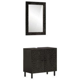 2-piece bathroom cabinet set solid mango wood by , Bathroom furniture - Ref: Foro24-3206293, Price: 207,32 €, Discount: %