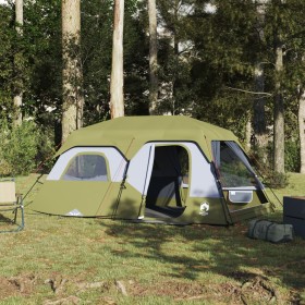 Family tent 9 people waterproof quick opening green by , tents - Ref: Foro24-94298, Price: 222,81 €, Discount: %