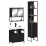 Juego de muebles de baño 3 pzas madera contrachapada negro de , Muebles de baño - Ref: Foro24-3214675, Precio: 209,11 €, Desc...