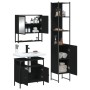 Juego de muebles de baño 3 pzas madera contrachapada negro de , Muebles de baño - Ref: Foro24-3214675, Precio: 209,11 €, Desc...