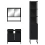 Juego de muebles de baño 3 pzas madera contrachapada negro de , Muebles de baño - Ref: Foro24-3214675, Precio: 209,11 €, Desc...