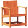 Garden furniture set 3 pieces solid pine wood wax brown by , Garden chairs - Ref: Foro24-844663, Price: 113,15 €, Discount: %