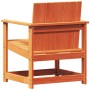 Garden furniture set 3 pieces solid pine wood wax brown by , Garden chairs - Ref: Foro24-844663, Price: 113,15 €, Discount: %