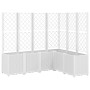 Planter with white PP trellis 160x120x140 cm by , Pots and planters - Ref: Foro24-367879, Price: 276,99 €, Discount: %