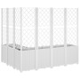 Planter with white PP trellis 160x120x140 cm by , Pots and planters - Ref: Foro24-367879, Price: 276,99 €, Discount: %