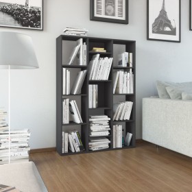 Glossy gray chipboard divider/shelf 100x24x140 cm by vidaXL, Room dividers - Ref: Foro24-800449, Price: 88,40 €, Discount: %