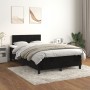 Cama box spring con colchón terciopelo negro 120x190 cm de vidaXL, Camas y somieres - Ref: Foro24-3269839, Precio: 370,66 €, ...