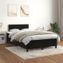 Cama box spring con colchón terciopelo negro 120x190 cm de vidaXL, Camas y somieres - Ref: Foro24-3269851, Precio: 363,92 €, ...