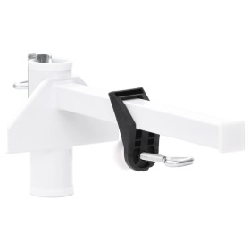 Balcony parasol clamp white steel 38 mm by vidaXL, Parasol accessories - Ref: Foro24-4003385, Price: 24,99 €, Discount: %