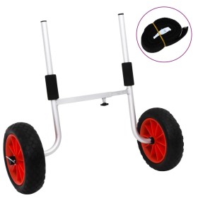 Abnehmbarer Kajakwagen aus Aluminium, 100 kg von vidaXL, Bootsanhänger - Ref: Foro24-94878, Preis: 56,99 €, Rabatt: %