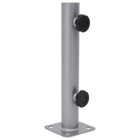 Umbrella base for Ø32/34/38 mm silver steel mast by vidaXL, Umbrella bases - Ref: Foro24-4003372, Price: 20,99 €, Discount: %