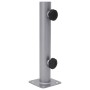 Umbrella base for Ø32/34/38 mm silver steel mast by vidaXL, Umbrella bases - Ref: Foro24-4003372, Price: 20,93 €, Discount: %