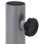 Umbrella base for Ø32/34/38 mm silver steel mast by vidaXL, Umbrella bases - Ref: Foro24-4003372, Price: 20,99 €, Discount: %