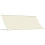 Toldo retráctil de tela y acero crema 400x150 cm de vidaXL, Toldos - Ref: Foro24-368763, Precio: 74,45 €, Descuento: %