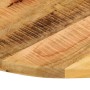 Tablero de mesa redondo madera maciza mango rugosa Ø 90x2,5 cm