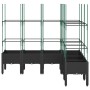 Planter with black PP trellis 160x120x142.5 cm by vidaXL, Pots and planters - Ref: Foro24-367968, Price: 119,99 €, Discount: %