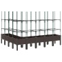 Planter with brown PP trellis 200x160x142.5 cm by vidaXL, Pots and planters - Ref: Foro24-367975, Price: 155,99 €, Discount: %