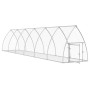 Rabbit cage silver galvanized steel 600x105x120 cm by vidaXL, Cages and habitats for small animals - Ref: Foro24-3281529, Pri...