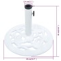 Base de sombrilla de hierro fundido blanco 9 kg 40 cm de vidaXL, Bases para sombrillas - Ref: Foro24-47864, Precio: 55,99 €, ...