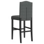 High stools 2 pcs solid rubber wood and fabric by vidaXL, Kitchen stools - Ref: Foro24-4006208, Price: 109,72 €, Discount: %