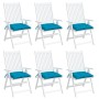 Garden pallet cushions 6 pcs blue Oxford fabric 50x50x7 cm by vidaXL, Cushions for chairs and sofas - Ref: Foro24-361521, Pri...