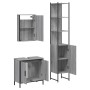 Set de muebles de baño 3 pzas madera contrachapada gris sonoma de vidaXL, Muebles de baño - Ref: Foro24-3214803, Precio: 178,...