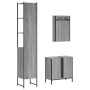 Sonoma gray plywood 3-piece bathroom furniture set by vidaXL, Bathroom furniture - Ref: Foro24-3214803, Price: 184,92 €, Disc...