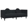 3-piece black velvet sofa set with cushions by vidaXL, Sofas - Ref: Foro24-3209252, Price: 770,46 €, Discount: %