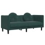 Zweiteilige Sofagarnitur aus dunkelgrünem Samt mit Kissen von vidaXL, Sofas - Ref: Foro24-3209259, Preis: 607,84 €, Rabatt: %