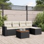 6-piece garden sofa set and black synthetic rattan cushions by vidaXL, Garden sets - Ref: Foro24-3256427, Price: 350,79 €, Di...