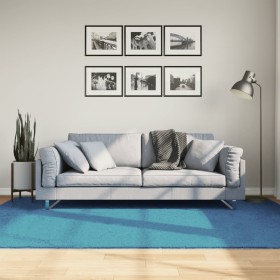 Turquoise OVIEDO short pile rug 160x230 cm by vidaXL, Rugs - Ref: Foro24-375603, Price: 76,97 €, Discount: %