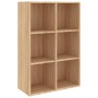 Estantería/Aparador madera ingeniería roble Sonoma 66x30x98 cm de vidaXL, Librerías y estanterías - Ref: Foro24-800345, Preci...