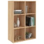 Estantería/Aparador madera ingeniería roble Sonoma 66x30x98 cm de vidaXL, Librerías y estanterías - Ref: Foro24-800345, Preci...