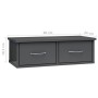 Glossy gray plywood wall drawer shelf 60x26x18.5cm by vidaXL, Shelves and shelves - Ref: Foro24-800593, Price: 37,93 €, Disco...