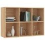 Estantería/Aparador madera ingeniería roble Sonoma 66x30x98 cm de vidaXL, Librerías y estanterías - Ref: Foro24-800345, Preci...