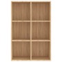 Estantería/Aparador madera ingeniería roble Sonoma 66x30x98 cm de vidaXL, Librerías y estanterías - Ref: Foro24-800345, Preci...