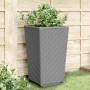 Planters 2 units PP light gray 32.5x32.5x57 cm by vidaXL, Pots and planters - Ref: Foro24-367847, Price: 64,37 €, Discount: %