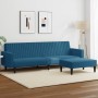 2-piece blue velvet sofa set by vidaXL, Sofas - Ref: Foro24-3216279, Price: 301,99 €, Discount: %